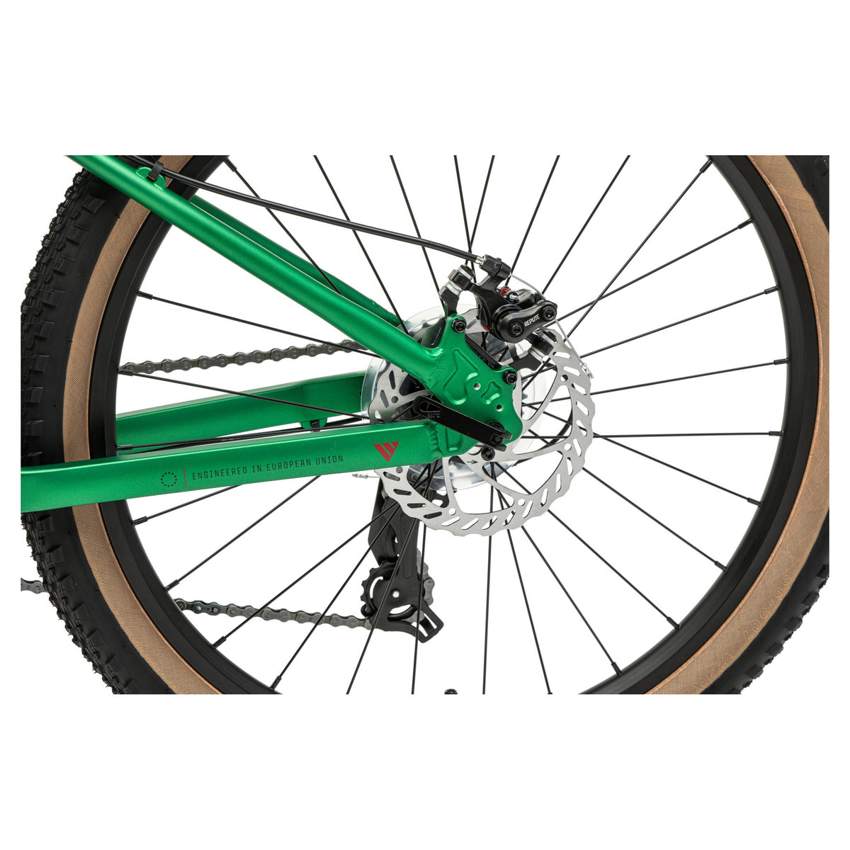 Vélo enfant Welt Brave 1.0 24 MD 2026 Vert sapin